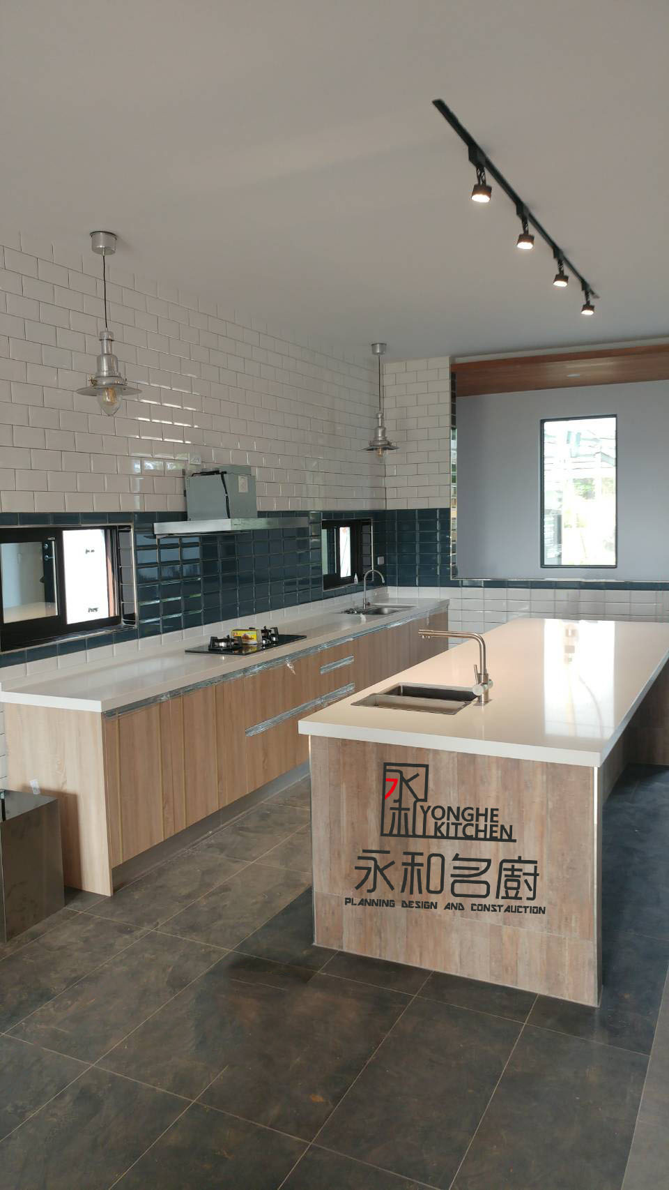 永和名廚 一字型系統廚具 含中島 永和名廚 一字型系統廚具 含中島